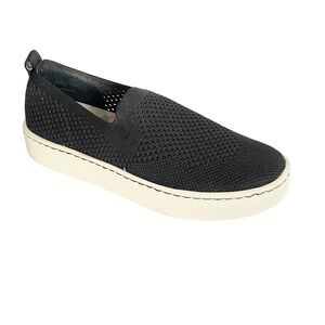 Born Solstice Knit Casual Slip-On Sneakers Womens Black Fabric Flats F42503